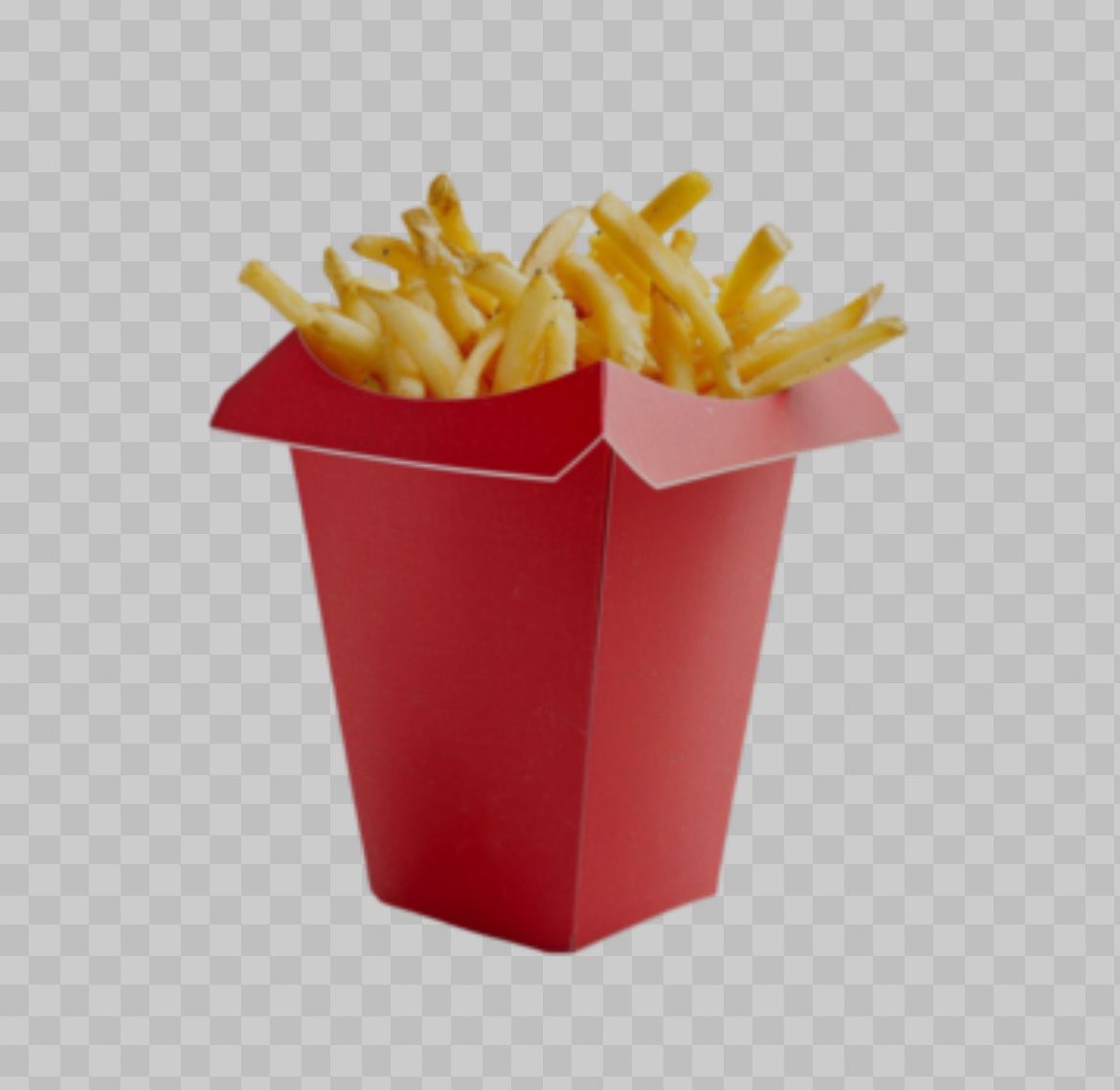 علبة بطاط صغيرة 